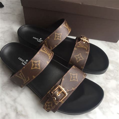 lv home slippers|louis vuitton slippers for ladies.